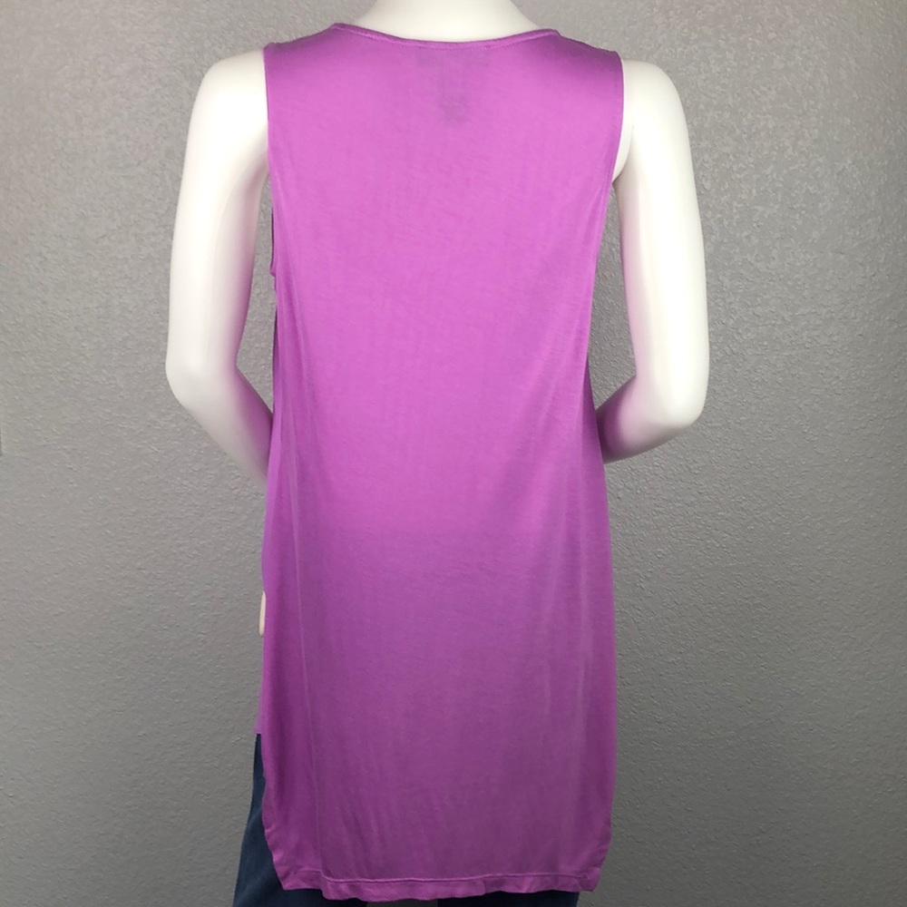 INC Light Purple Long Tank Top Sizes Small Medium - Picture 3 of 3